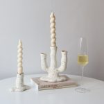 Décoration cactus en résine pour chandelier