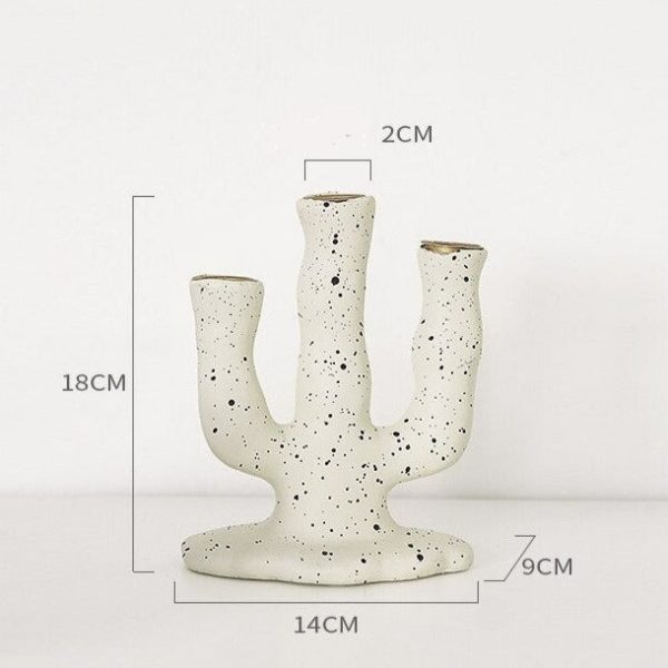 Chandelier en résine, style cactus moderne