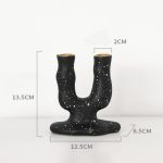 Accessoire décoratif cactus en résine pour chandelier