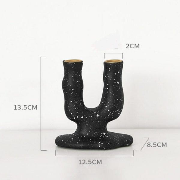 Accessoire décoratif cactus en résine pour chandelier