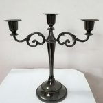 Chandelier 3 branches en style classique noir