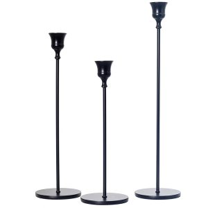 Chandelier Cloche Noir en métal fer forgé