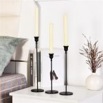 Chandelier noir en fonte, design cloche élégant