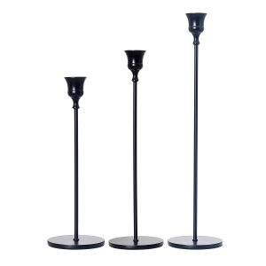 Luminaires en fer forgé, style cloche noir x3