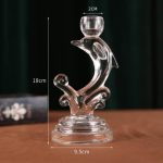 Chandelier en verre, décoration lumineuse Dauphin