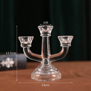 Bougeoir en verre Dauphin, touche artistique pour intérieur