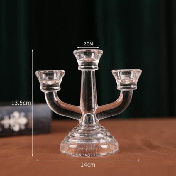 Bougeoir en verre Dauphin, touche artistique pour intérieur