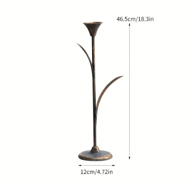 Chandelier décoratif trois branches doré