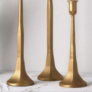 Chandelier en fer forgé doré, style contemporain