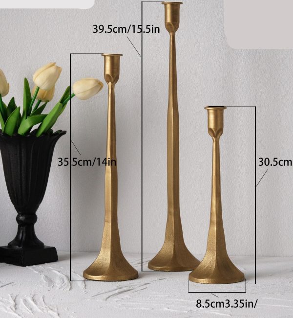 Chandelier 3 lumières en fer forgé, charme vintage