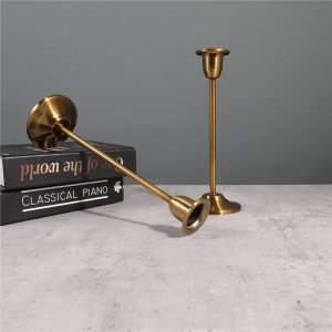 Chandelier en Fonte Dorée - Design Cloche