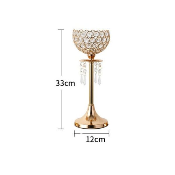 Chandelier doré chic avec pampilles pour un style sophistiqué