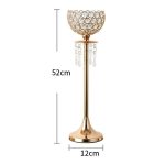 Bougeoir doré élégant, ajout de charme pour votre espace décoratif