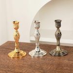 Chandelier Doré Vigne en métal fer forgé