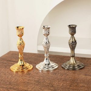 Chandelier Doré Vigne en métal fer forgé