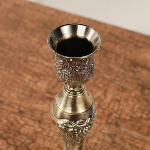 Chandelier Vigne métal doré, élégance intemporelle