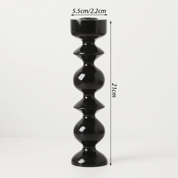 Chandelier design noir, fusion de l'élégance et du bois