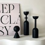 Chandelier noir contemporain pour décoration intérieure