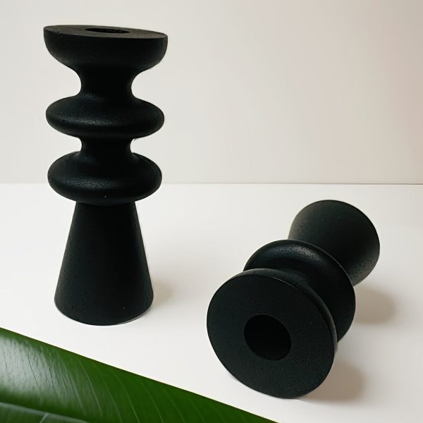 Bougeoirs de style Totem, décoration raffinée pour toutes occasions