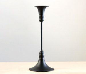 Chandelier en fonte de style rétro noir