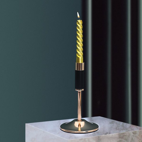 Etui noir pour chandelier en fonte - Set de 2