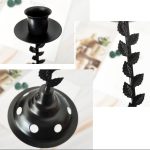 Chandelier moderne en fer forgé avec motif unique