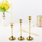 Suspension Dorée en Fonte, motif Tulipe raffiné