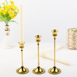 Suspension Dorée en Fonte, motif Tulipe raffiné