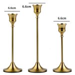 Lustre Doré en Fer Forgé, inspiration florale Tulipe