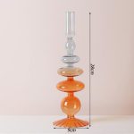 Verre bicolore chandelier, accessoire décoratif unique