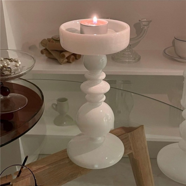 Chandelier élégant en verre pour plafond