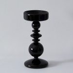 Chandelier minimaliste en verre blanc