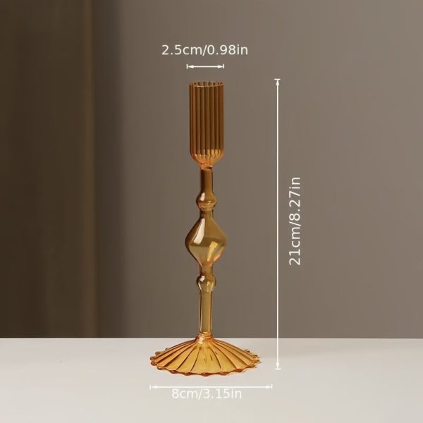 Chandelier en verre aux teintes vibrantes