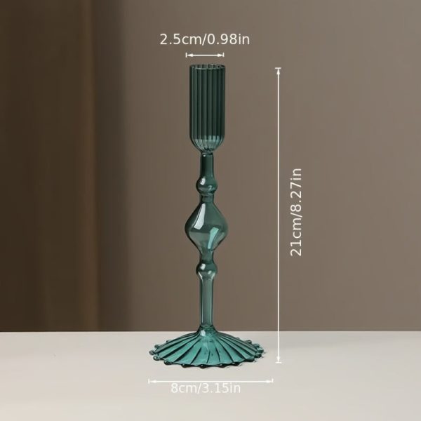 Chandelier design en verre coloré