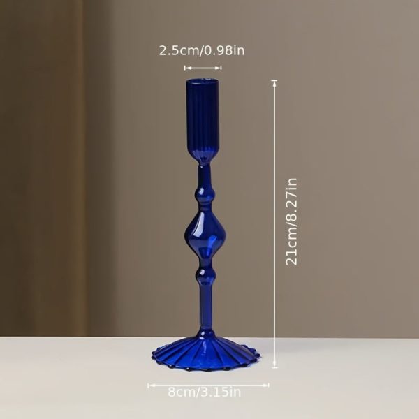 Chandelier en verre aux couleurs variées