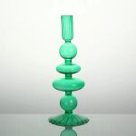 Chandelier design rétro, verre coloré artistique