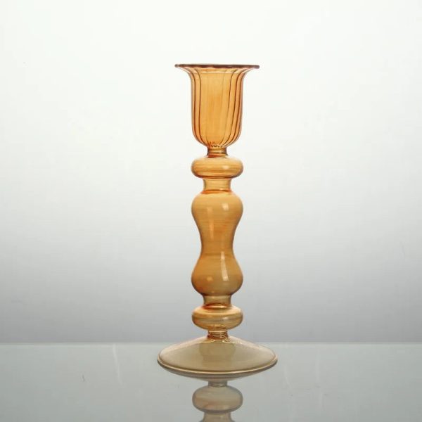 Chandelier rétro, couleurs vives en verre