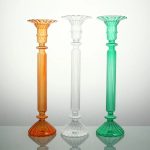 Chandelier rétro en verre coloré, décor chic