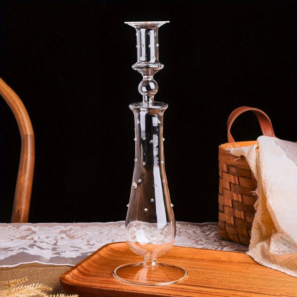 Chandelier en verre fantaisie élégant