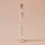 Éclairage en verre irisé pour salon chic