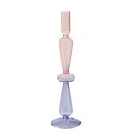 Bougeoir en verre Lila pour événements