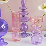 Bougeoir en verre élégant Lila