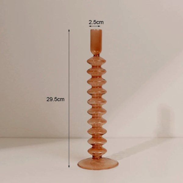 Chandelier verre marron pour ambiance chaleureuse