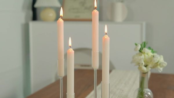 Verre chandelier x4 - touche d'élégance moderne