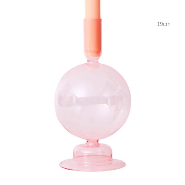 Chandelier rose en verre, éclat raffiné et tendance