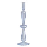 Bougeoir en verre strié, ajout esthétique à votre décor
