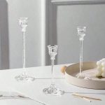 Chandelier en verre design vintage x3