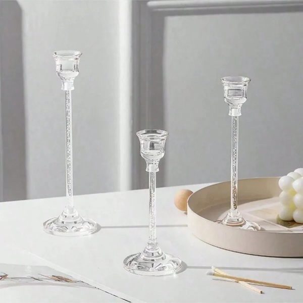 Chandelier en verre design vintage x3