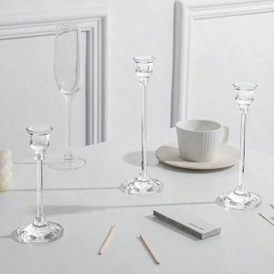 Élégant chandelier en verre vintage