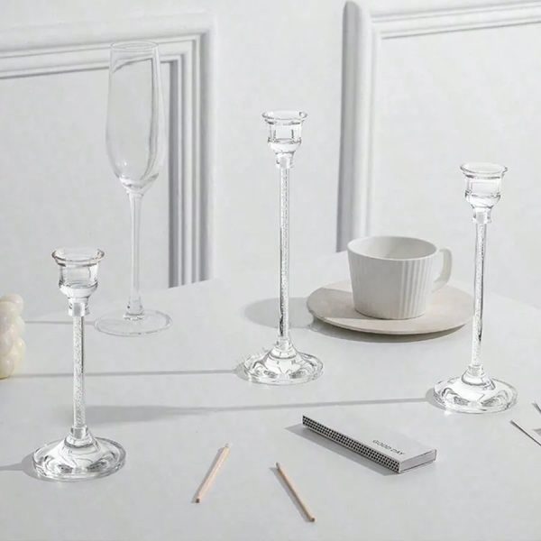 Élégant chandelier en verre vintage